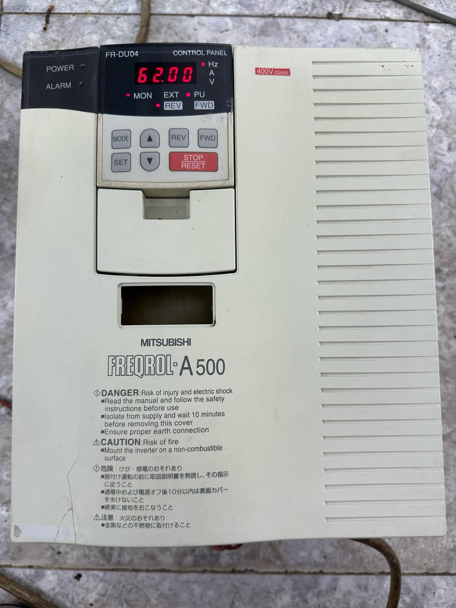 Sửa chữa biến tần MITSUBISHI lỗi quá tải - Bảo hành 6 tháng