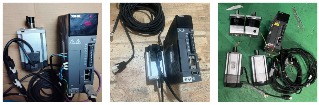 nhân viên catec đang Sửa Chữa AC Servo Hư Bộ Điều Khiển Driver 