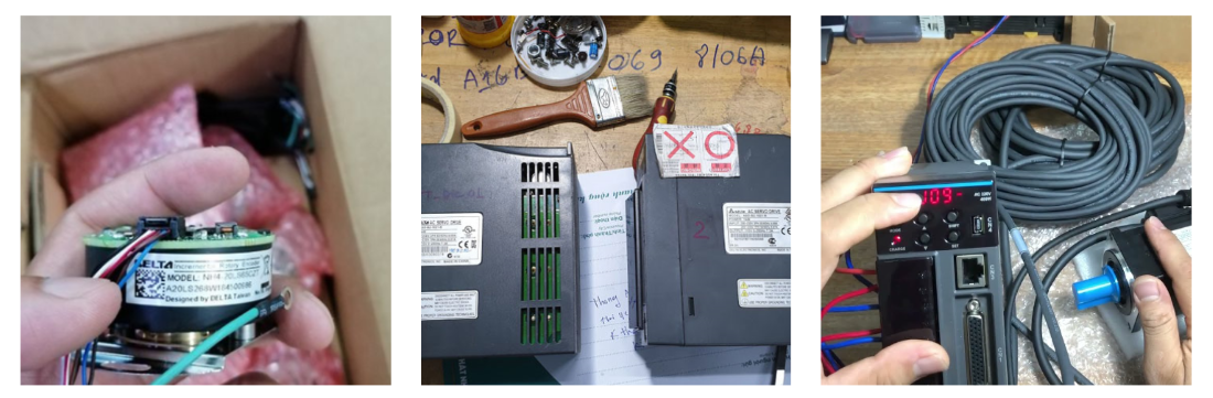 sửa động cơ servo delta tại xưởng catec