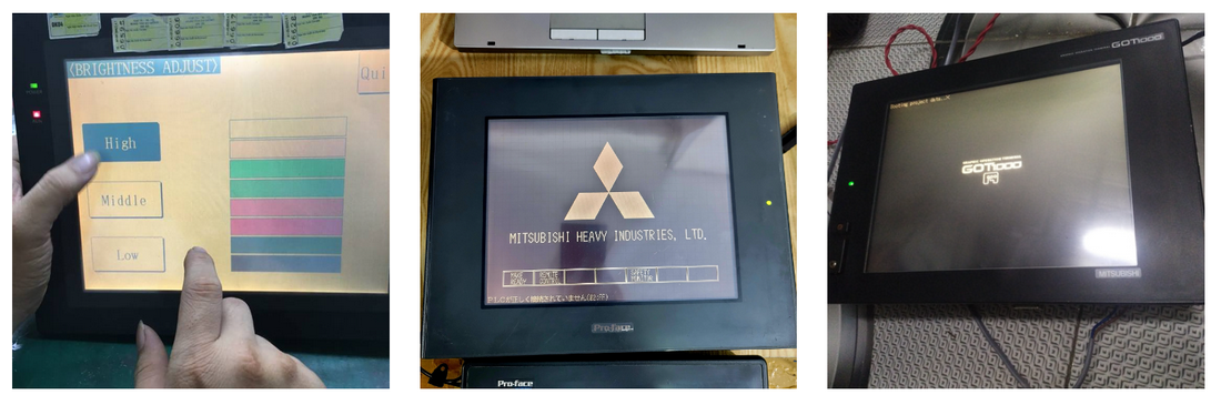 sửa màn hình cảm ứng HMI Mitsubishi tại catec