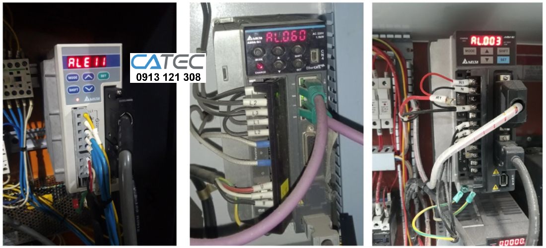 Sửa Servo Delta Báo AL 019 – Khắc Phục Lỗi Cổng Truyền Thông RS232/RS485 Chuẩn Xác, Linh Kiện Chính Hãng