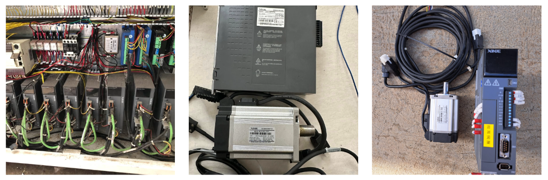 ac servo đang được sửa tại xưởng catec