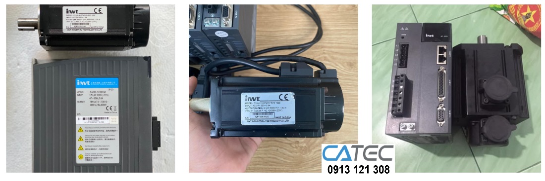 catec đang sửa servo invt