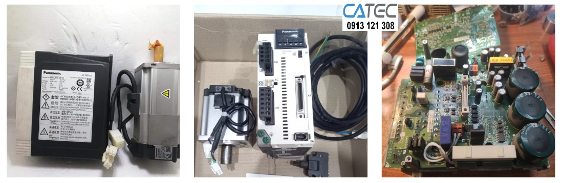 catec đang sửa servo panasonic