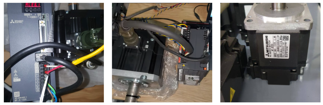 ac servo đang được sửa tại xưởng catec