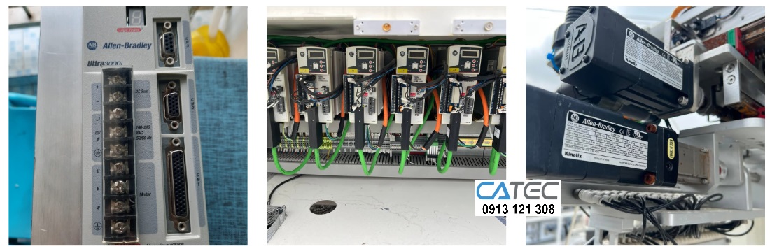 catec đang sửa servo hư